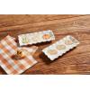 Mud Pie Turkey Everything Plates, 4″ x 9″, BROWN