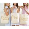 Mud Pie Wedding Mrs. Canvas Tote Bag(Bridesmaid)