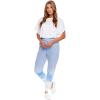 Mud Pie Wheeler Women’s French Terry Joggers(Blue)