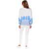Mud Pie Wheeler Women’s Tie Dye Sweatshirt(Blue)