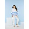 Mud Pie Wheeler Women’s Tie Dye Sweatshirt(Blue)