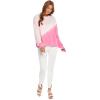 Mud Pie Wheeler Women’s Tie Dye Sweatshirt(Pink)