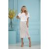 Mud Pie Women’s Anya Midi Skirt(Gray)