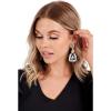 Mud Pie Womens Beaded Drink Dangle Earrings, Tequila, One Size