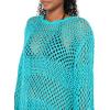 Mud Pie Women’s Boucle Beach Towel-Navy; 27.5W x 55″ L