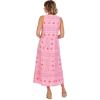 Mud Pie Women’s Burke Jacquard Midi Dress(Pink)