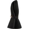Mud Pie Women’s Collapsible Straw Hat(Black)
