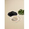 Mud Pie Women’s Collapsible Straw Hat(White)
