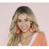 Mud Pie Women’s Dainty Earring Set, One Size(Coral)