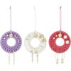 Mud Pie Women’s Dainty Earring Set, One Size(Cream)