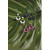 Mud Pie Women’s Dainty Earring Set, One Size(Navy)