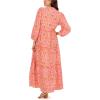 Mud Pie Women’s Farris Maxi Dress(Pink)