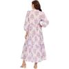 Mud Pie Women’s Farris Maxi Dress(White)