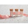 Mud Pie Women’s Glass Jar Earrings, Blush, One Size