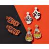 Mud Pie Women’s Halloween Beaded Earrings, 3″ x 1.25″