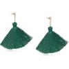 Mud Pie Women’s Holiday Earrings, Green, One Size