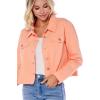 Mud Pie Women’s Jackets(Peach)