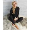 Mud Pie Women’s Long Sleeve, Black, Medium