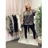 Mud Pie Women’s Long Sleeve, Black, Medium