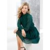 Mud Pie Women’s Long Sleeve Dress(Green)