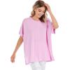 Mud Pie Women’s Nadine Oversized Top(Lilac)