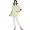 Mud Pie Women’s Nadine Oversized Top(Lime)