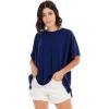 Mud Pie Women’s Nadine Oversized Top(Navy)