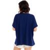 Mud Pie Women’s Nadine Oversized Top(Navy)