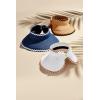 Mud Pie Women’s RIC Rac Visor(Blue)