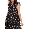Mud Pie Women’s Reeves Flounce Dress(Black)