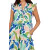 Mud Pie Women’s Reeves Flounce Dress(Green)