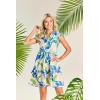 Mud Pie Women’s Reeves Flounce Dress(Green)