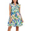 Mud Pie Women’s Reeves Flounce Dress(Green)