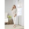 Mud Pie Women’s Shaw Boyfriend Jacket(White)