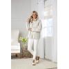 Mud Pie Women’s Shaw Boyfriend Jacket(White)
