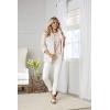 Mud Pie Women’s Shaw Boyfriend Jacket(White)