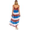 Mud Pie Women’s Sleeveless Maxi Dress(Blue)