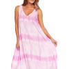 Mud Pie Women’s Sleeveless Maxi Dress(Lilac)