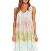 Mud Pie Women’s Sleeveless Maxi Dress(Multi)