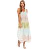 Mud Pie Women’s Sleeveless Maxi Dress(Multi)