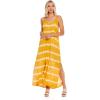 Mud Pie Women’s Sleeveless Maxi Dress(Mustard)