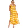Mud Pie Women’s Sleeveless Maxi Dress(Mustard)