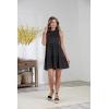 Mud Pie Women’s Tully Tiered Dress(Black)