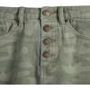 Mud Pie Women’s Windsor Button Fly Skirt(Green)