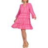 Mud Pie Womens Women’s Selden Jacquard Dress(Pink)
