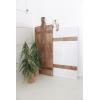 Mud Pie Wooded Square Board,White, 23 1/4″ x 16 3/4″