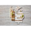 Mud Pie Wooded Square Board,White, 23 1/4″ x 16 3/4″