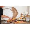 Mud Pie Wooden Charcuterie Serving Board and Spreader Set, Brown, Rectangle