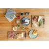 Mud Pie Wooden Charcuterie Serving Board and Spreader Set, Brown, Square(Square)