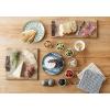 Mud Pie Wooden Charcuterie Serving Board and Spreader Set, Brown, Square(Square)